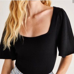 NWT Gigi pointelle top